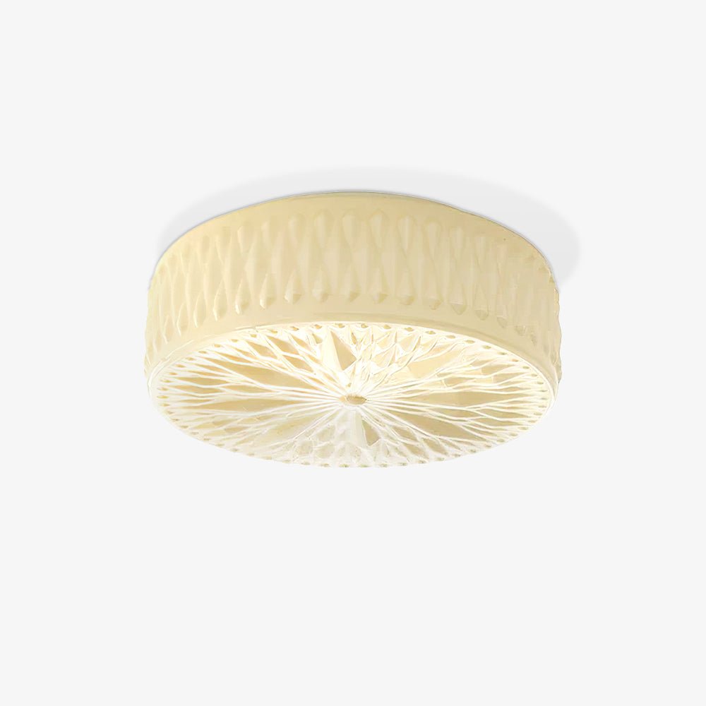 Solara Ceiling Lamp Glass Shade and Acrylic Modern Mooncake-Neutral Decor