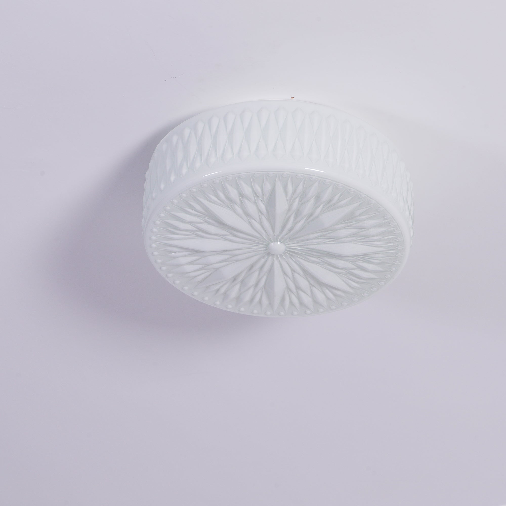 Solara Ceiling Lamp Glass Shade and Acrylic Modern Mooncake-Neutral Decor