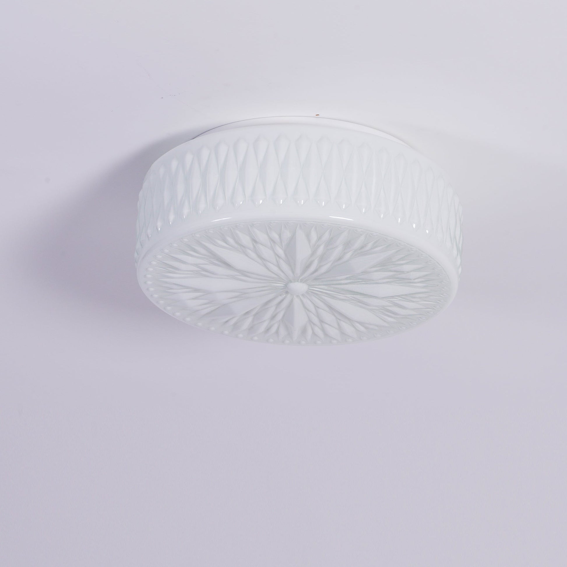 Solara Ceiling Lamp Glass Shade and Acrylic Modern Mooncake-Neutral Decor
