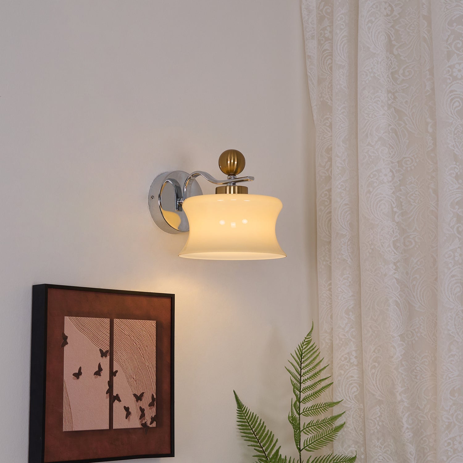 Blux Nordic Art Glass Sconce Wall lamp-Neutral Decor
