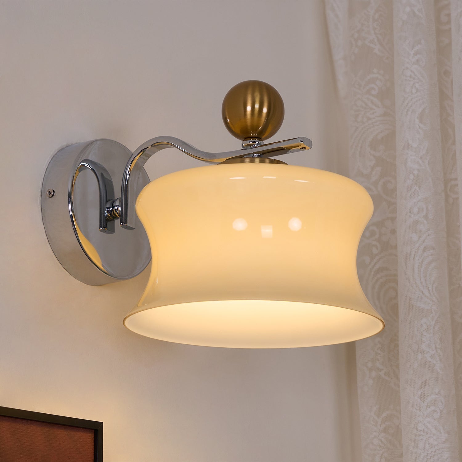 Blux Nordic Art Glass Sconce Wall lamp-Neutral Decor