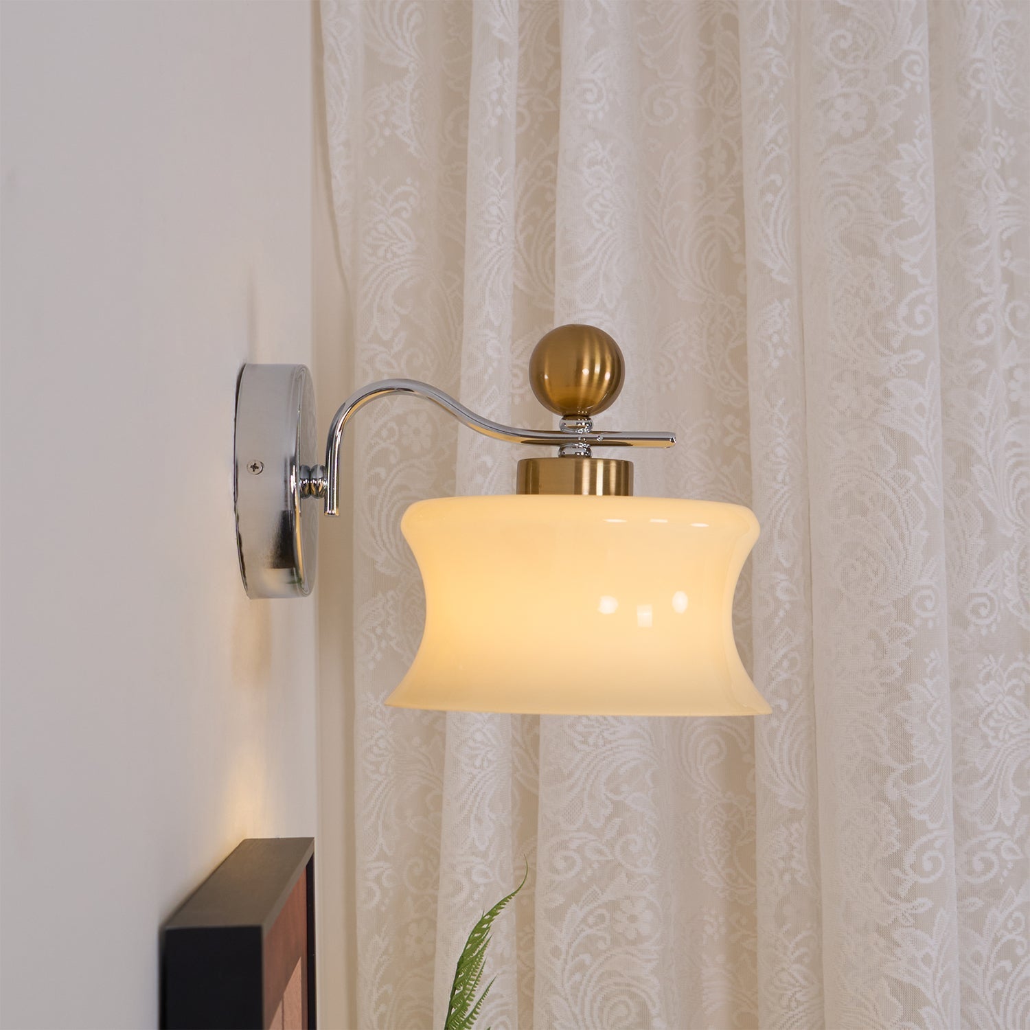Blux Nordic Art Glass Sconce Wall lamp-Neutral Decor