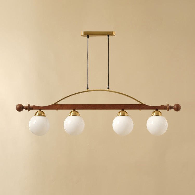 Adorned Linear Chandelier-Neutral Decor