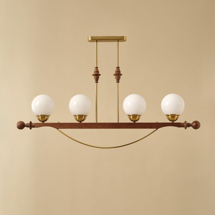 Adorned Linear Chandelier-Neutral Decor