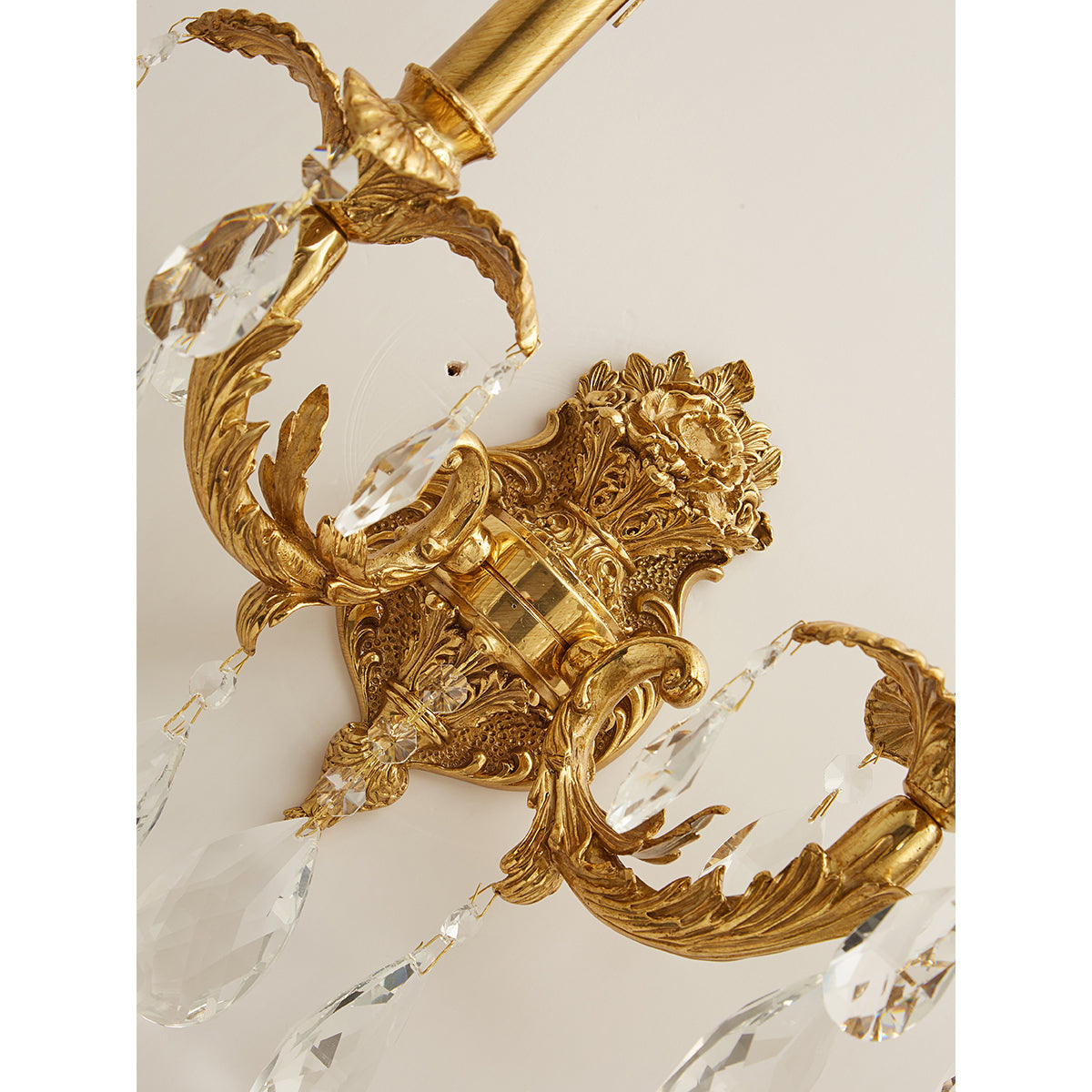 Top-down view of the Adriana Wall Lamp fixture.