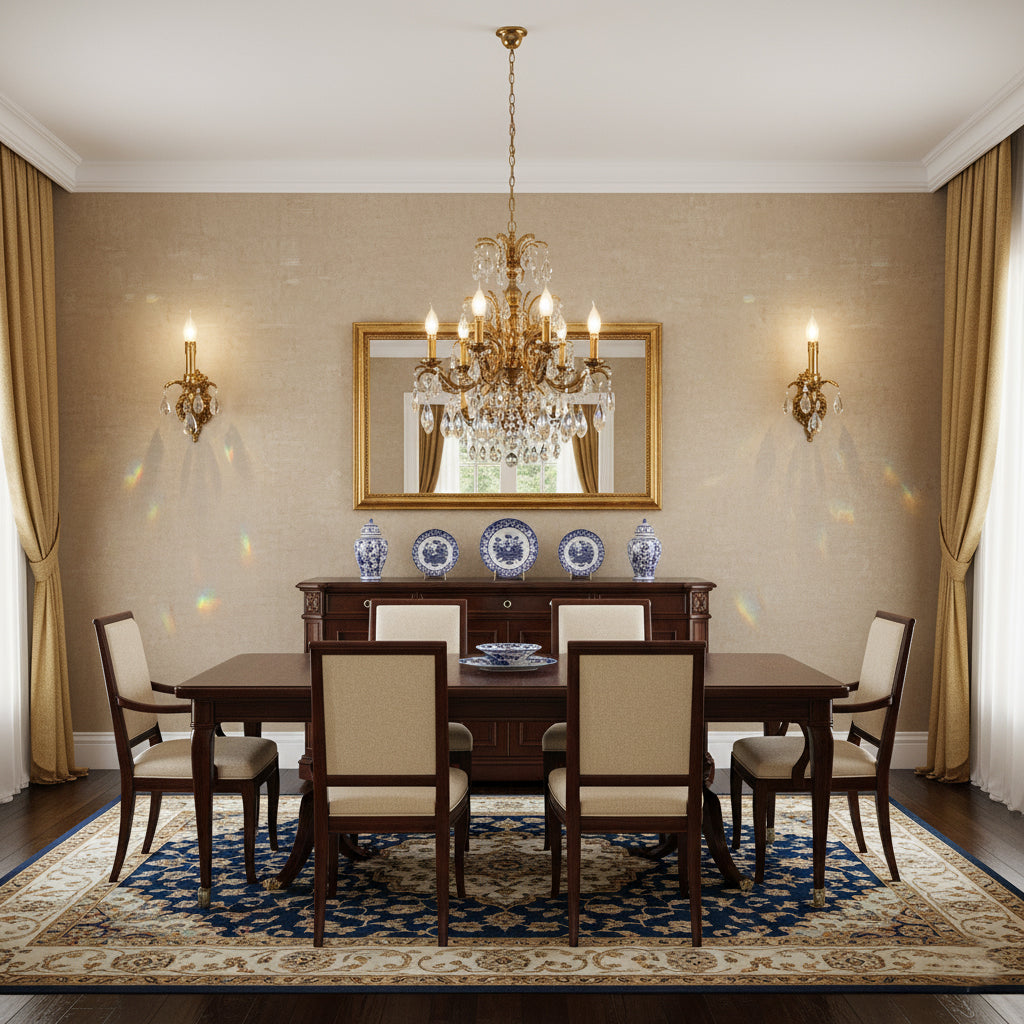 The Adriana Wall Lamp shown in a hallway setting.