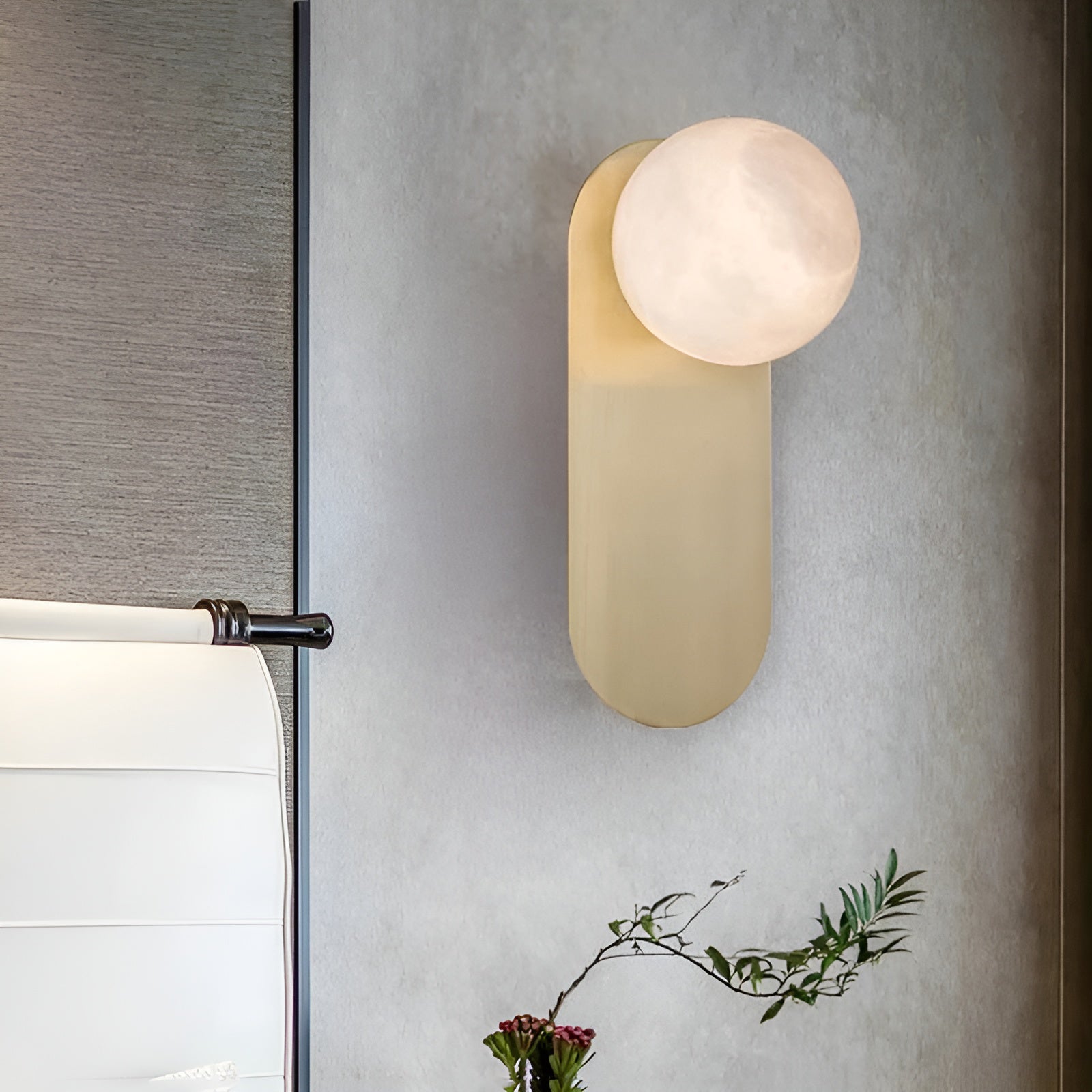 Cuzorion Alabaster Wall Light-Neutral Decor