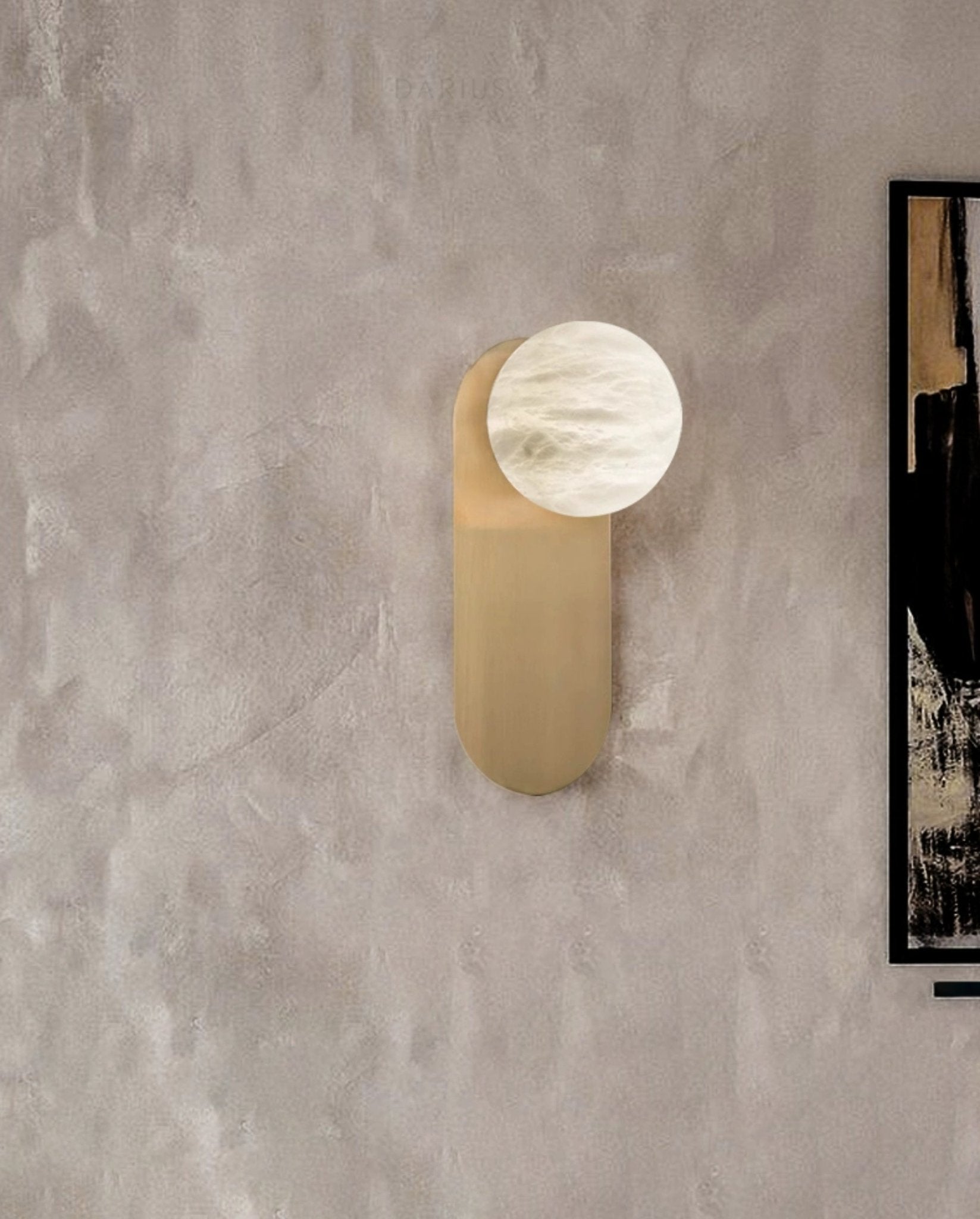 Cuzorion Alabaster Wall Light-Neutral Decor