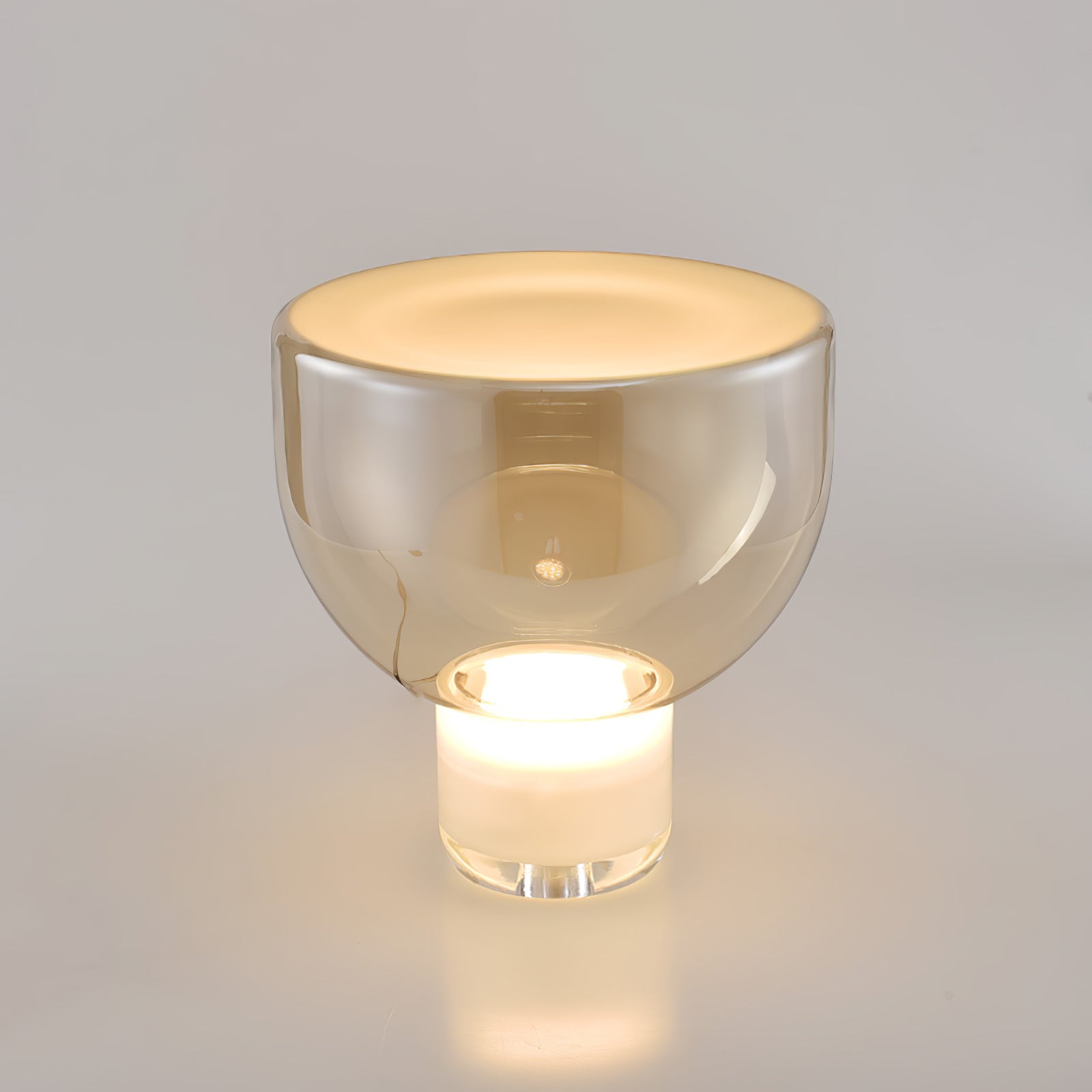 Cavm Glass Elegant Table Lamp-Neutral Decor