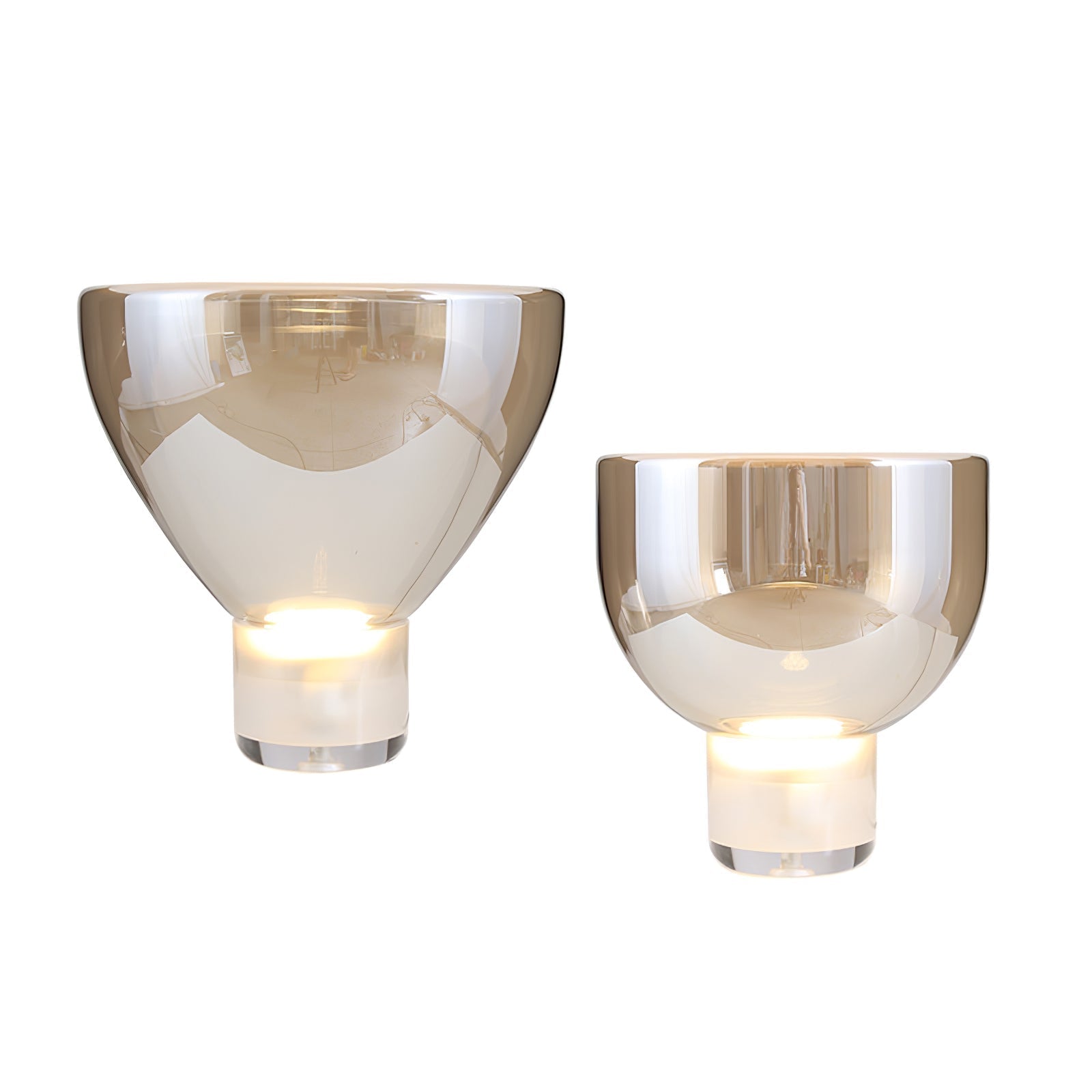 Cavm Glass Elegant Table Lamp-Neutral Decor