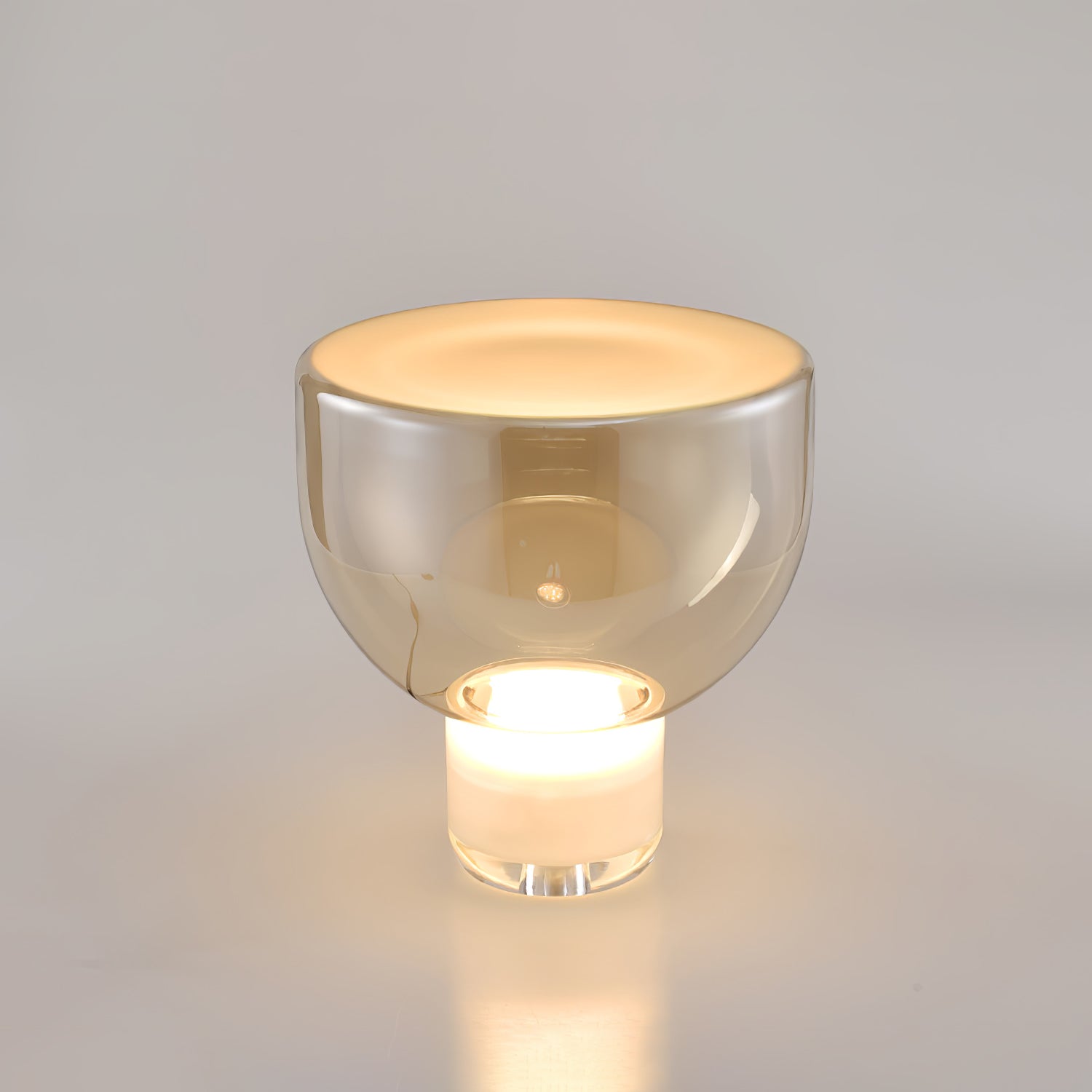 Cavm Glass Elegant Table Lamp-Neutral Decor