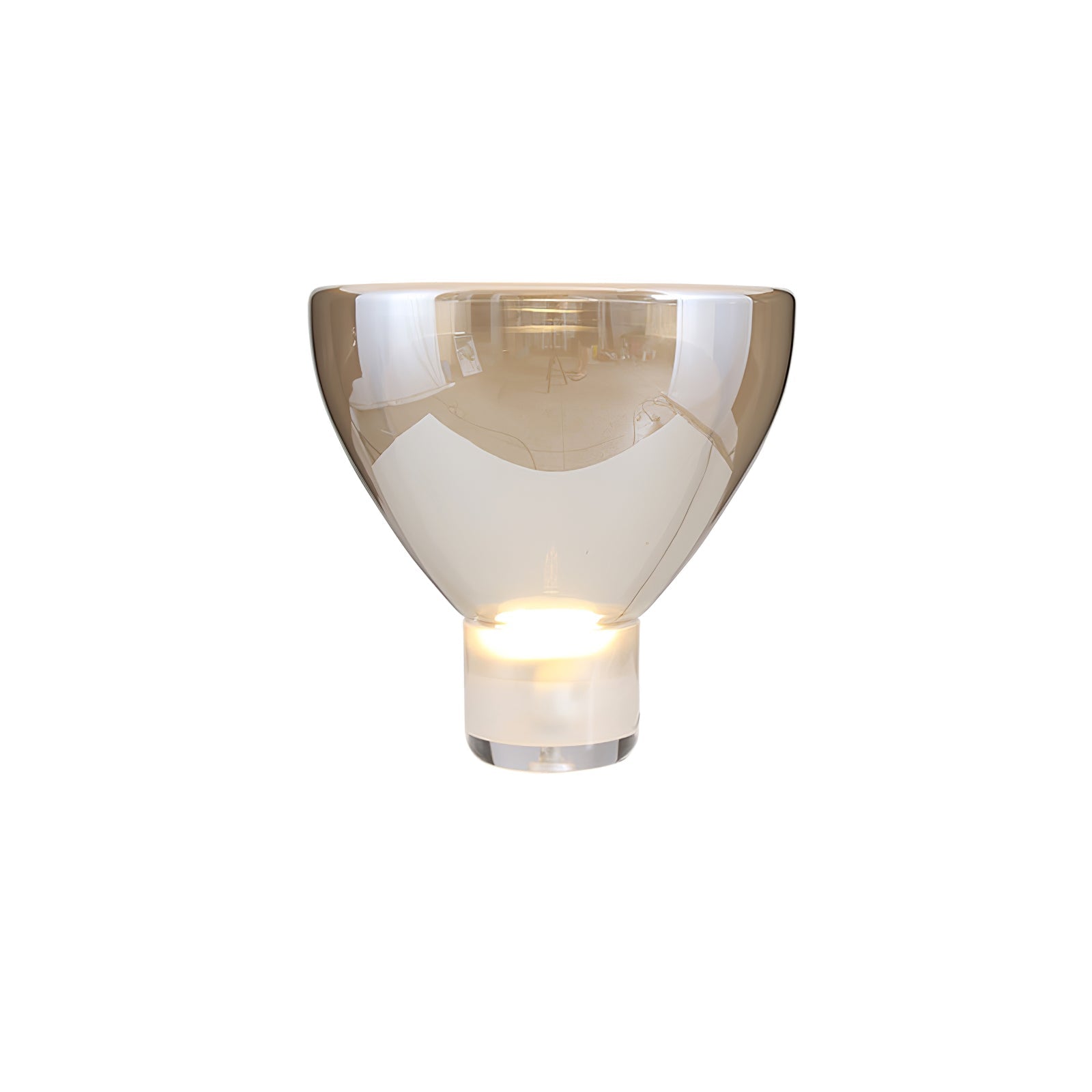Cavm Glass Elegant Table Lamp-Neutral Decor