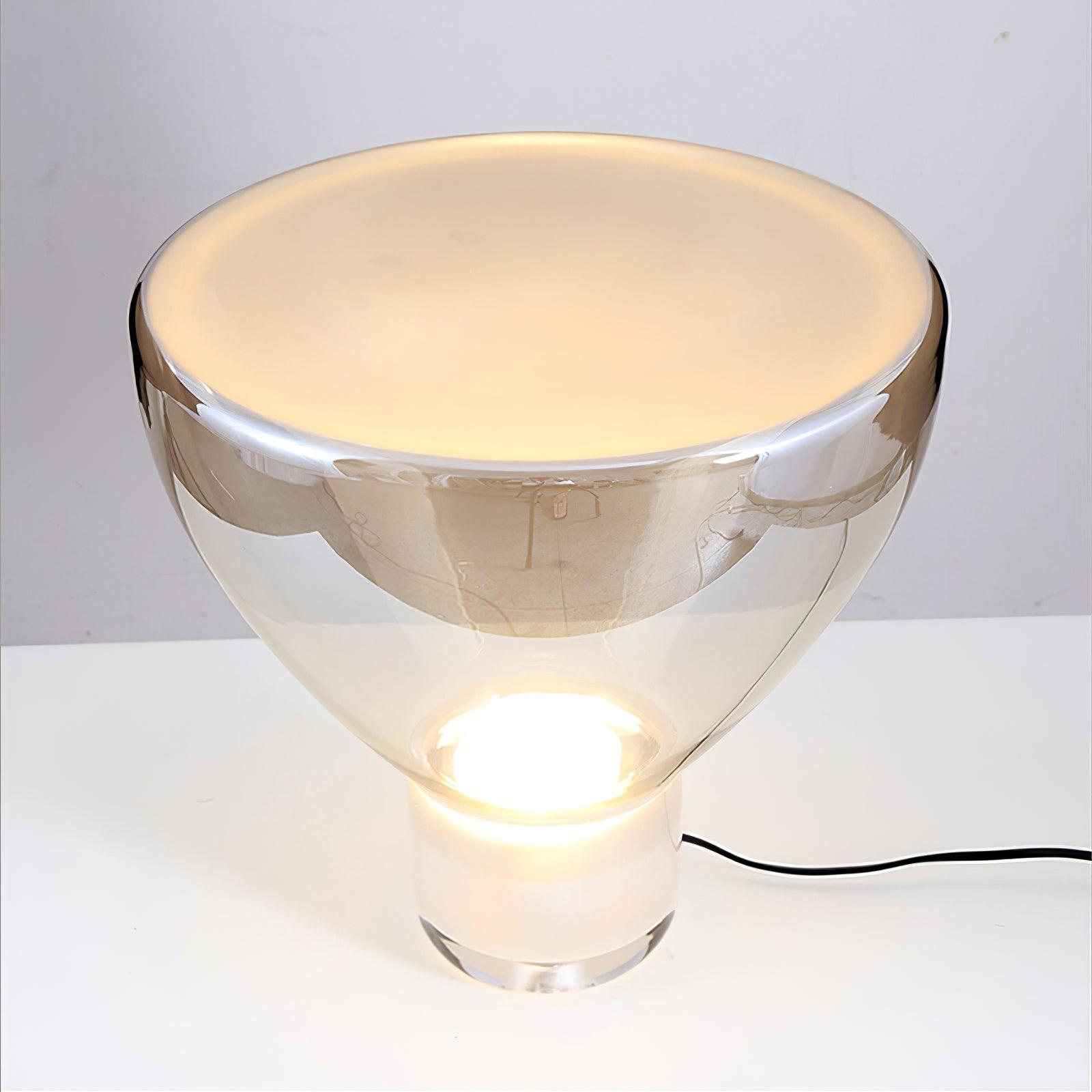 Cavm Glass Elegant Table Lamp-Neutral Decor