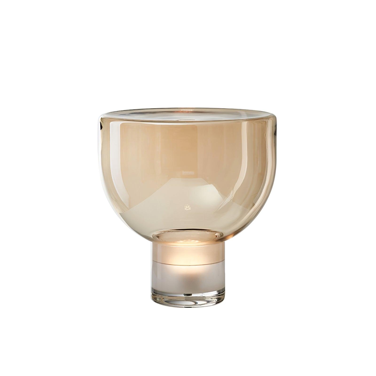 Cavm Glass Elegant Table Lamp-Neutral Decor