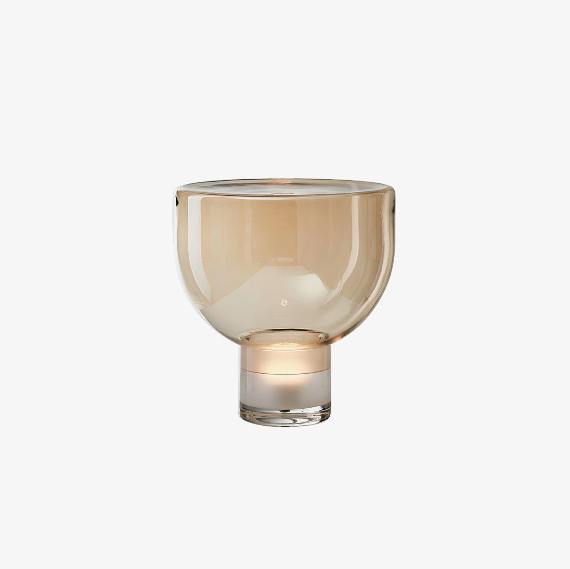 Cavm Glass Elegant Table Lamp-Neutral Decor