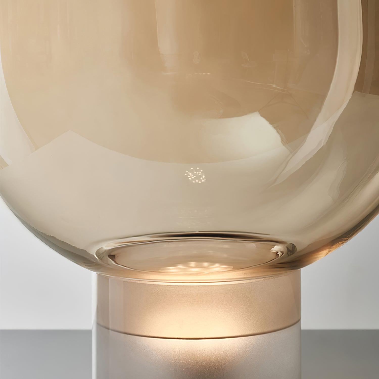 Cavm Glass Elegant Table Lamp-Neutral Decor