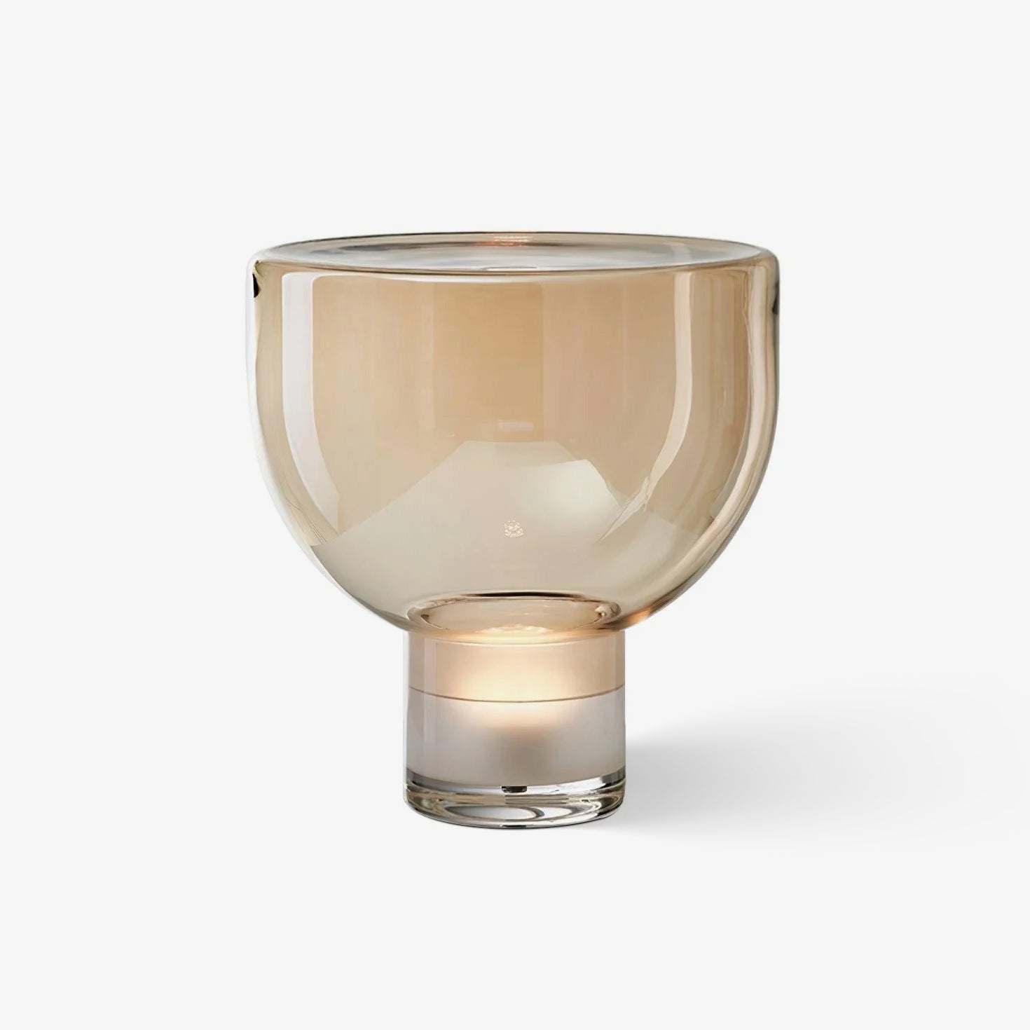 Cavm Glass Elegant Table Lamp-Neutral Decor