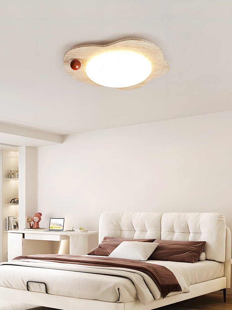 Aeolian Bloom Ceiling Light-Neutral Decor