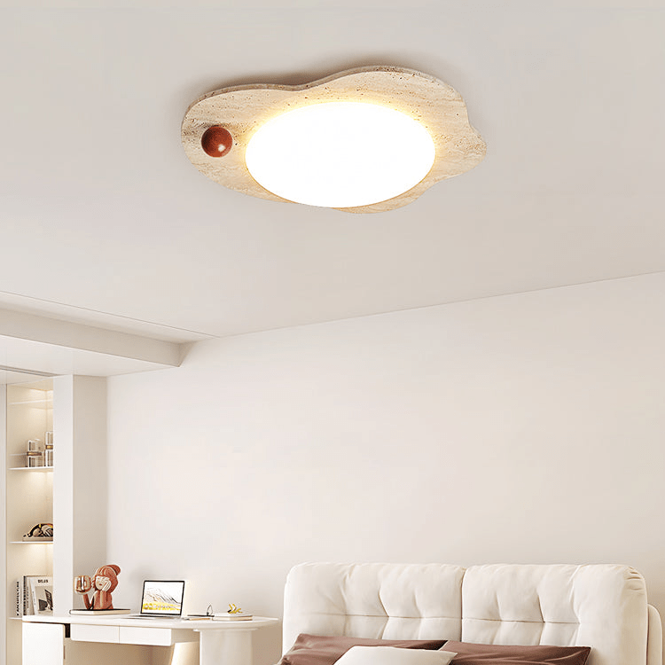 Aeolian Bloom Ceiling Light-Neutral Decor