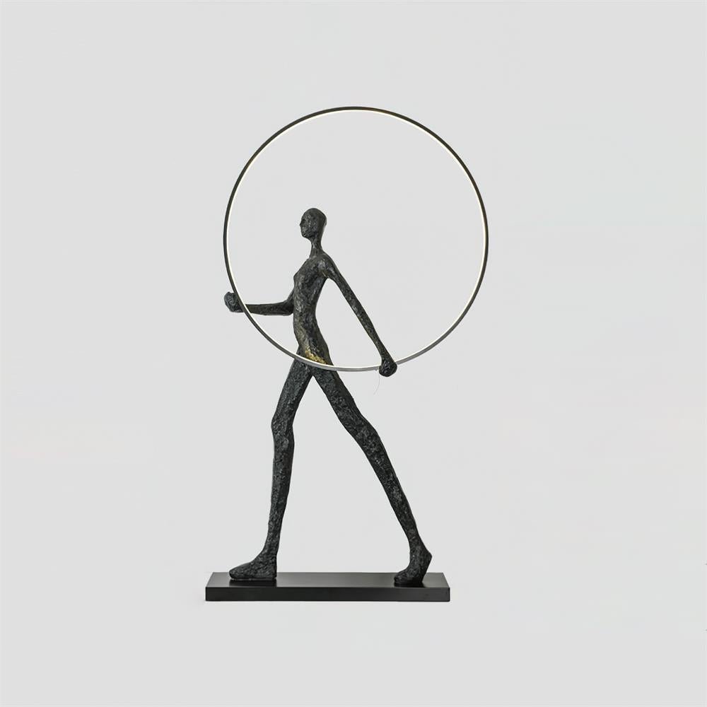 Viri Floor Lamp Sculpture LED Figure-Neutral Decor