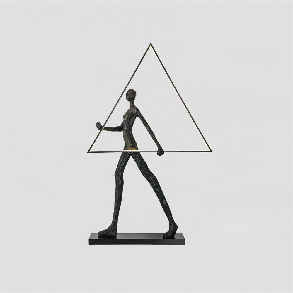 Viri Floor Lamp Sculpture LED Figure-Neutral Decor