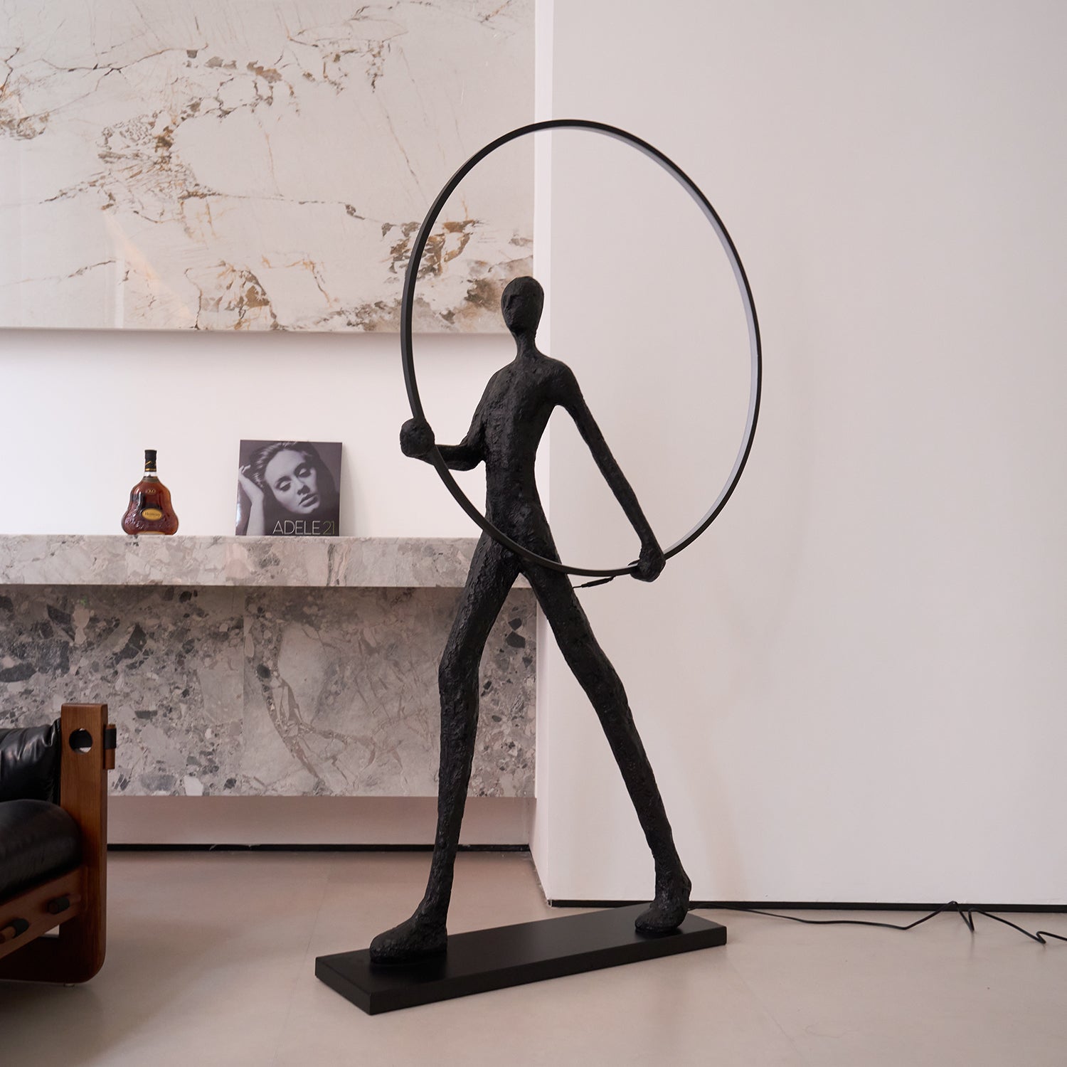 Viri Floor Lamp Sculpture LED Figure-Neutral Decor