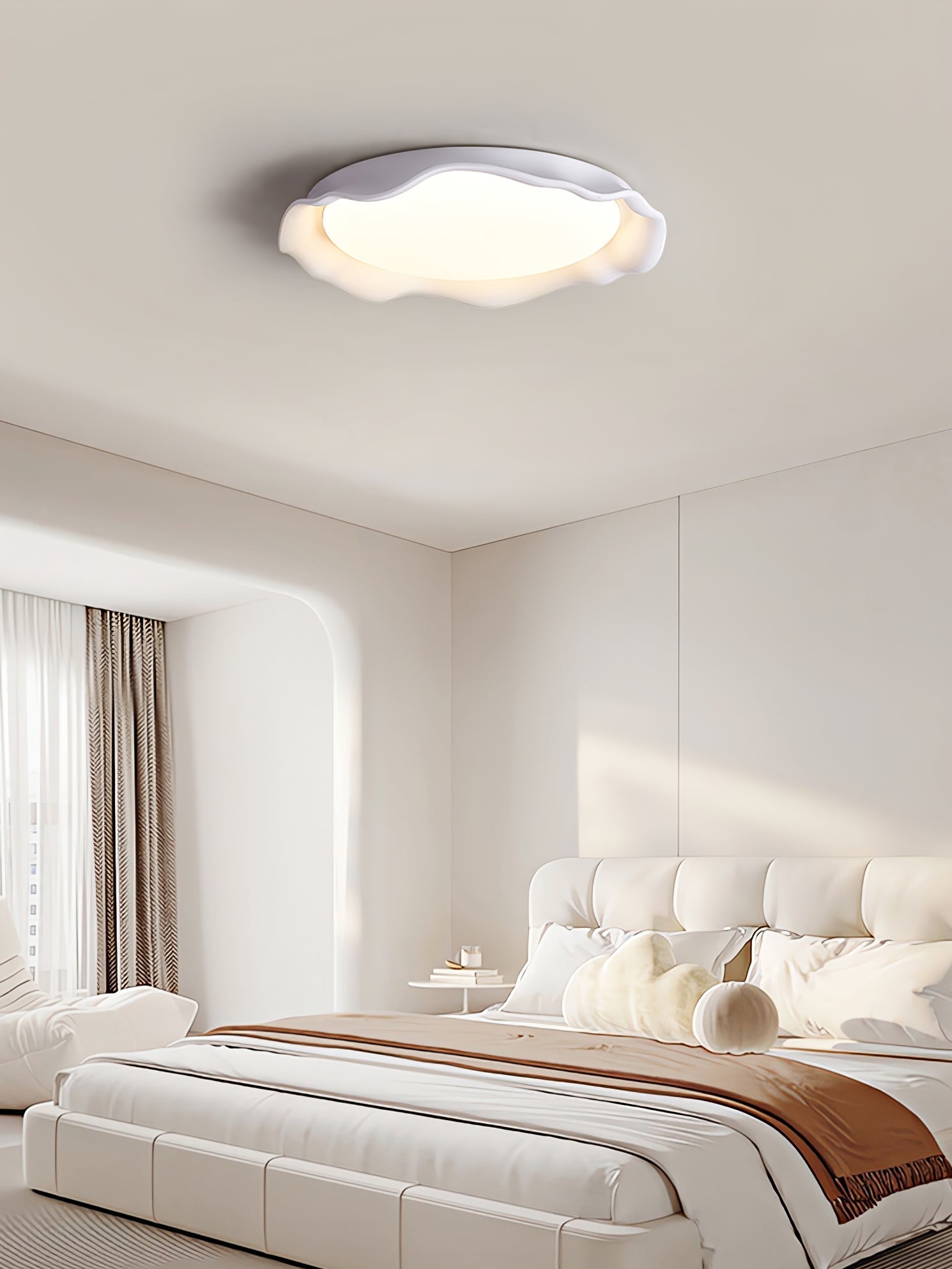 Idoraris Modern Minimalist Art Microcement Ceiling Light-Neutral Decor