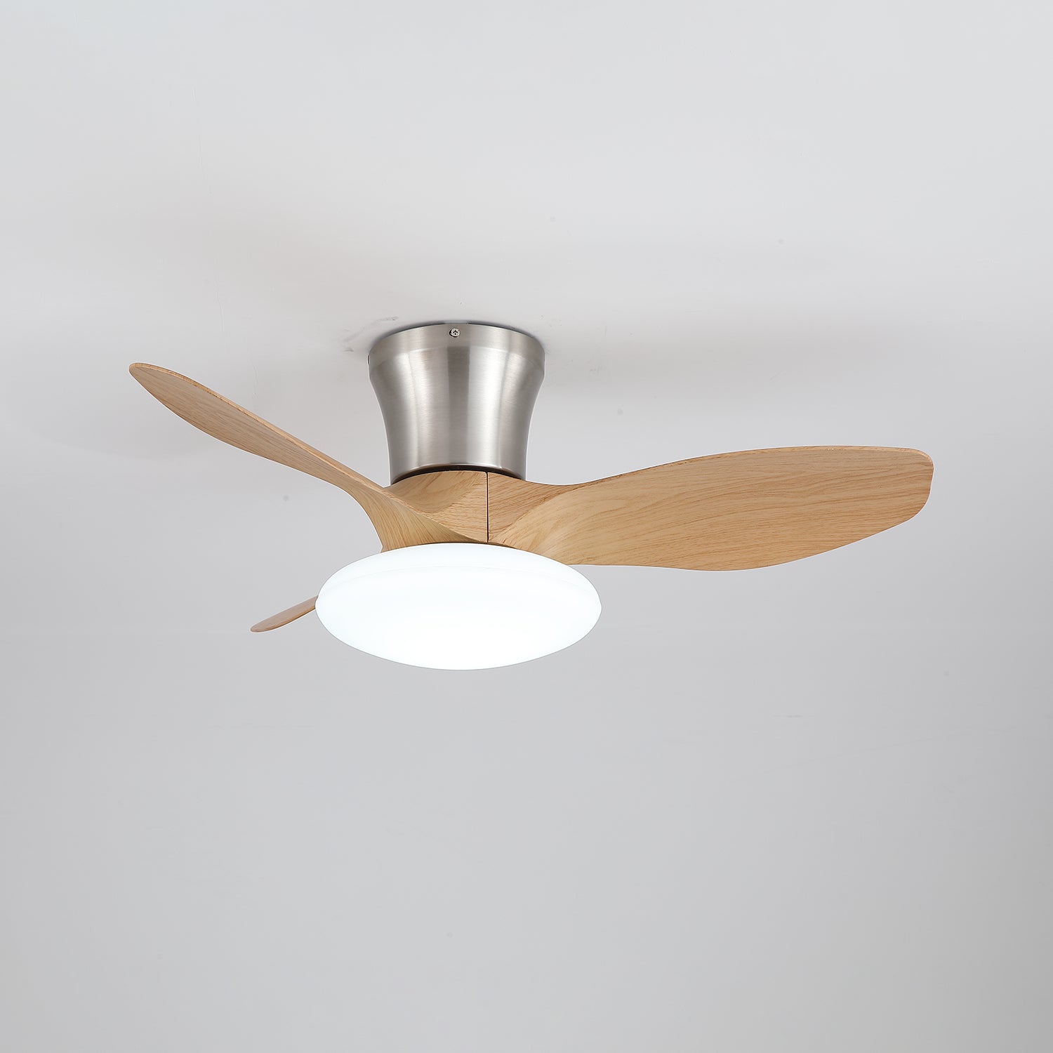 Velora Modern Wood Ceiling Fan Light-Neutral Decor