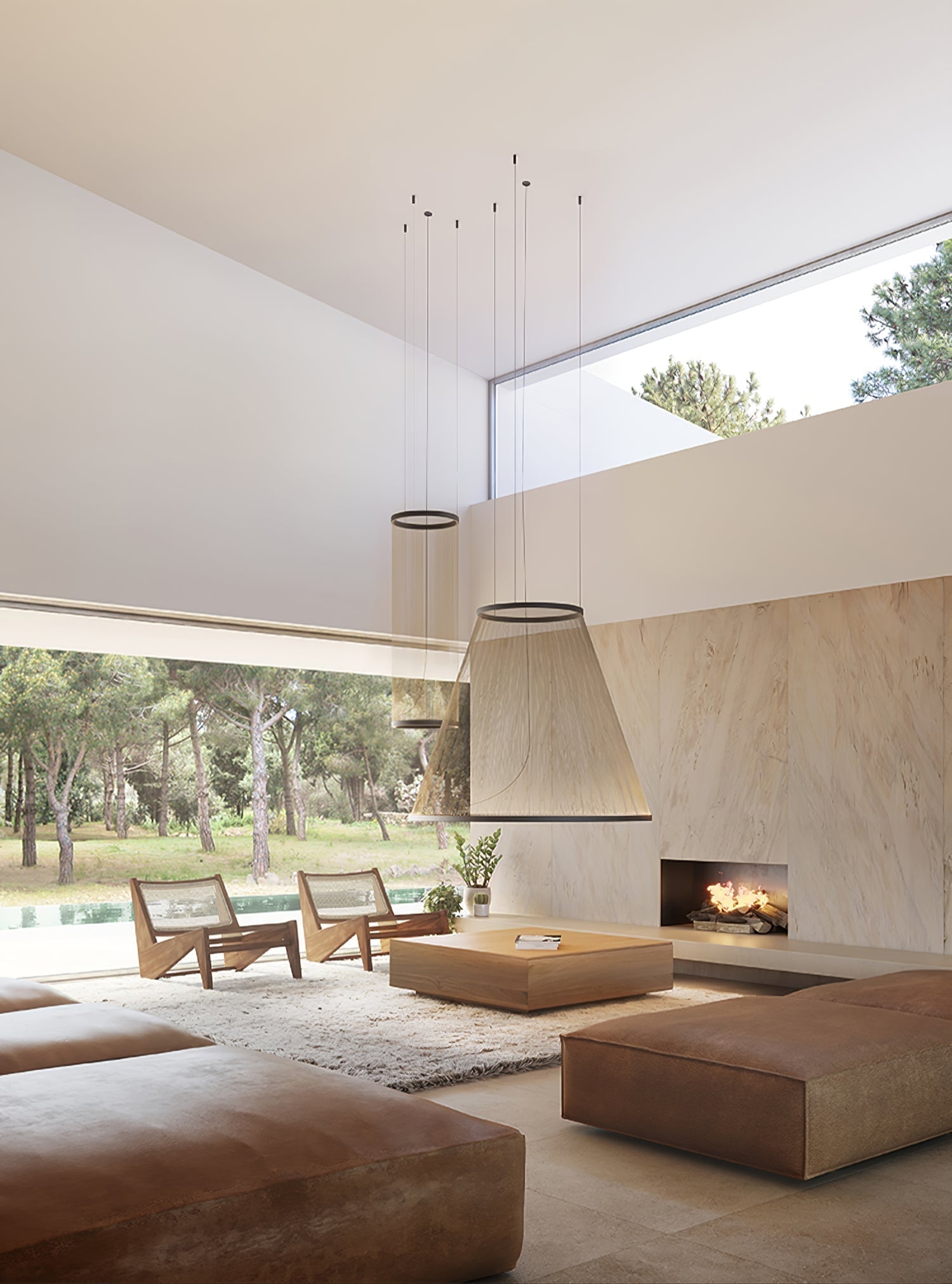 Hyn Minimalist Aluminum Pendant Light-Neutral Decor