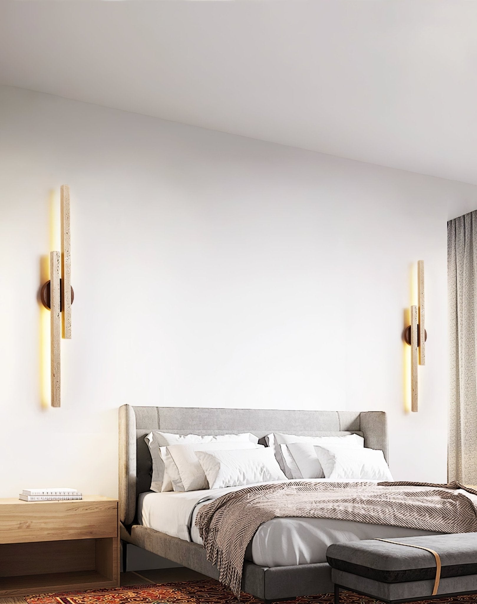 Myliryra Travertine Wall Light-Neutral Decor