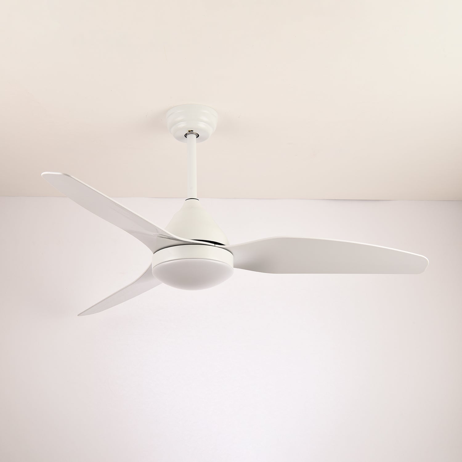Fia Modern Wood Ceiling Fan with Light-Neutral Decor