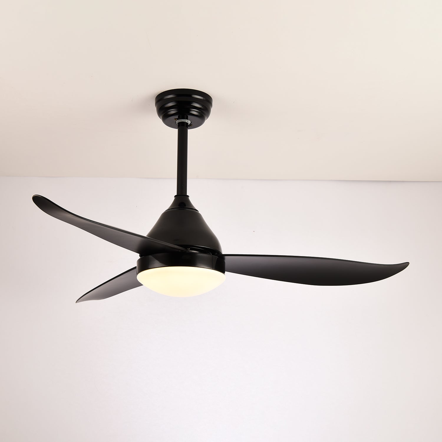 Fia Modern Wood Ceiling Fan with Light-Neutral Decor