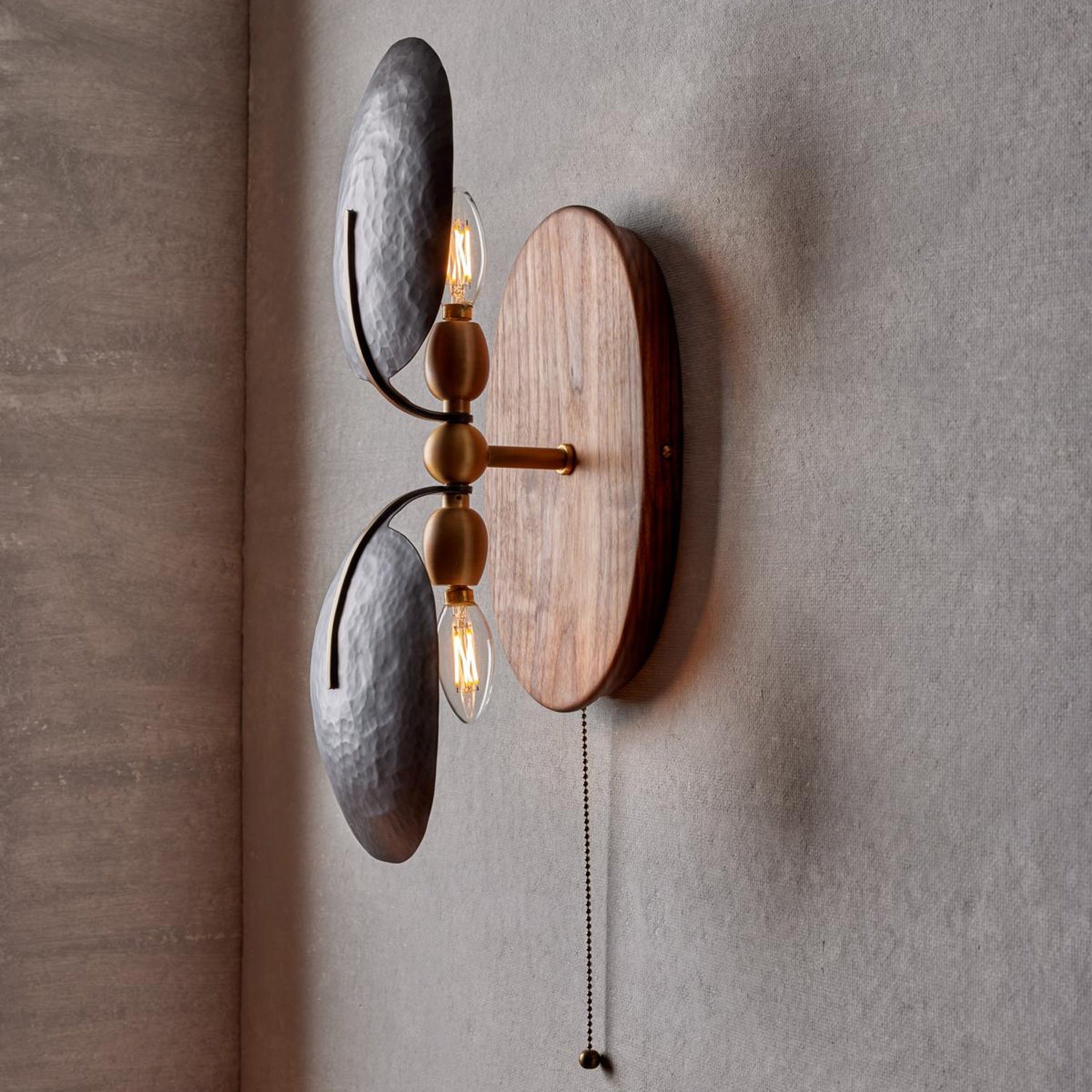 Aero Fan Wall Light-Neutral Decor