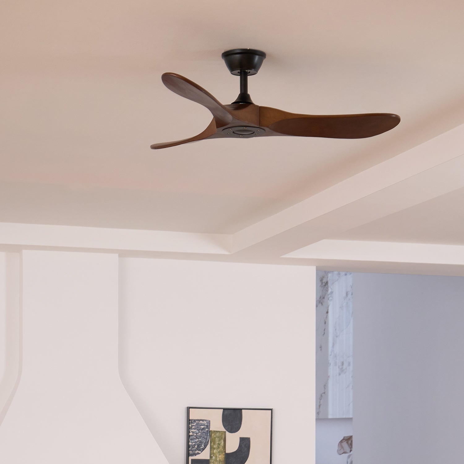 Orano Wood Ceiling Fan-Neutral Decor