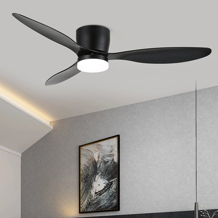 Brinor Minimalist Wood Ceiling Fan Light-Neutral Decor
