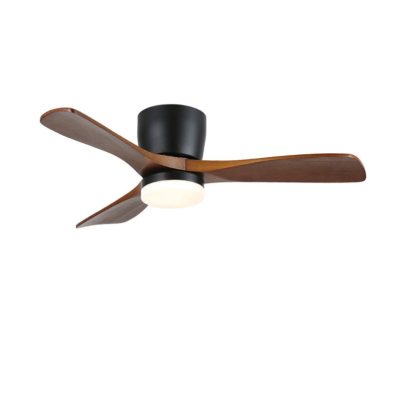Brinor Minimalist Wood Ceiling Fan Light-Neutral Decor