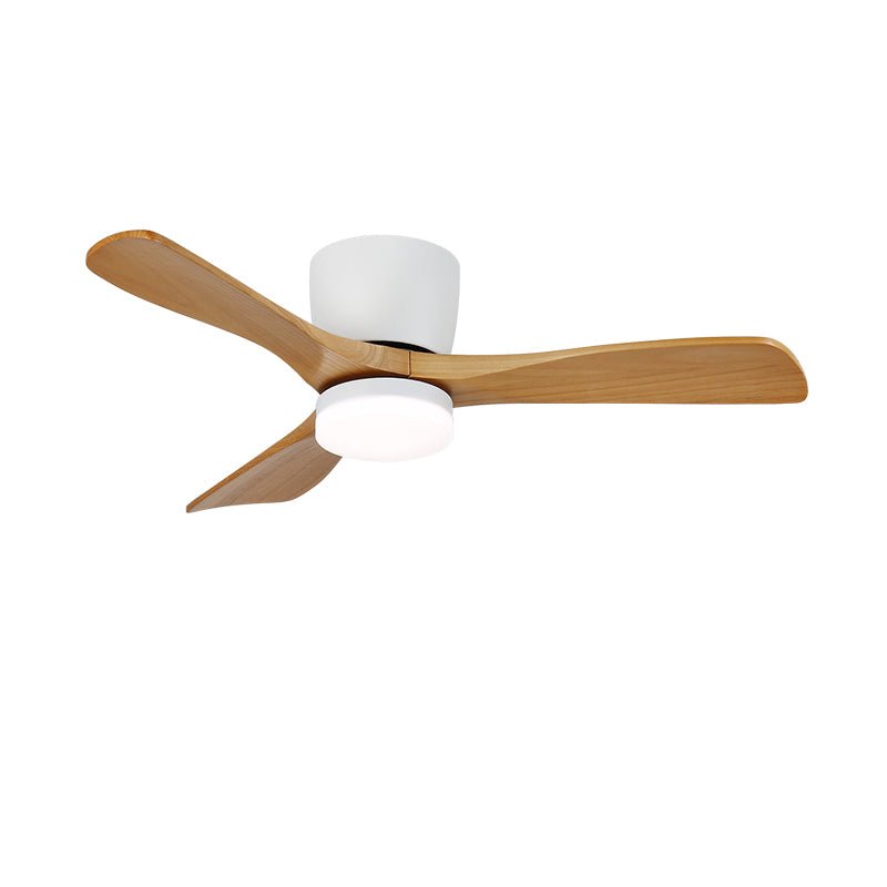 Brinor Minimalist Wood Ceiling Fan Light-Neutral Decor