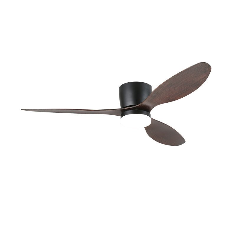 Brinor Minimalist Wood Ceiling Fan Light-Neutral Decor