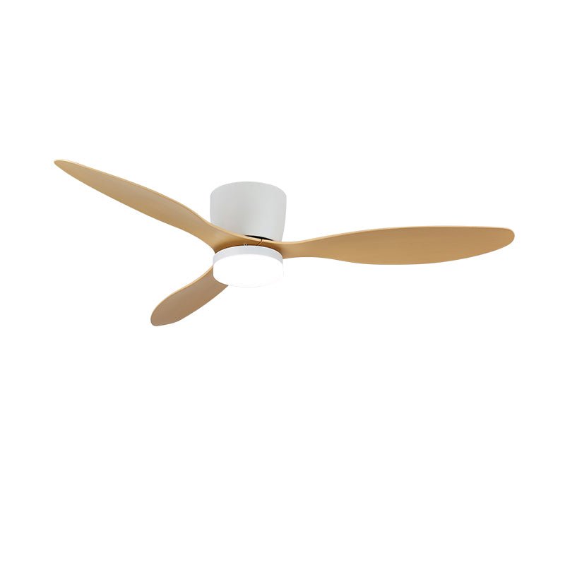 Brinor Minimalist Wood Ceiling Fan Light-Neutral Decor