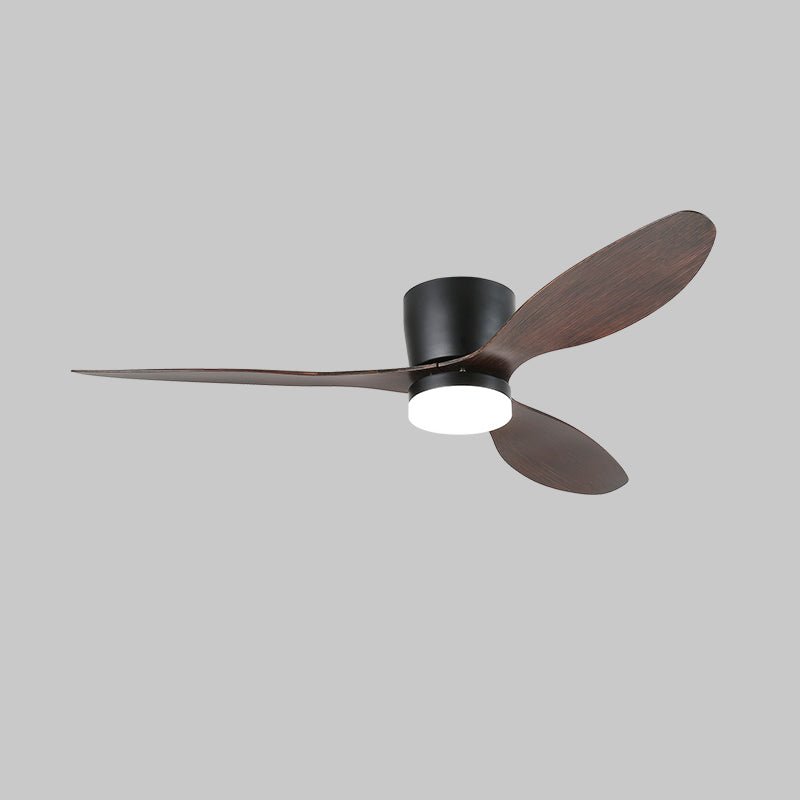 Brinor Minimalist Wood Ceiling Fan Light-Neutral Decor