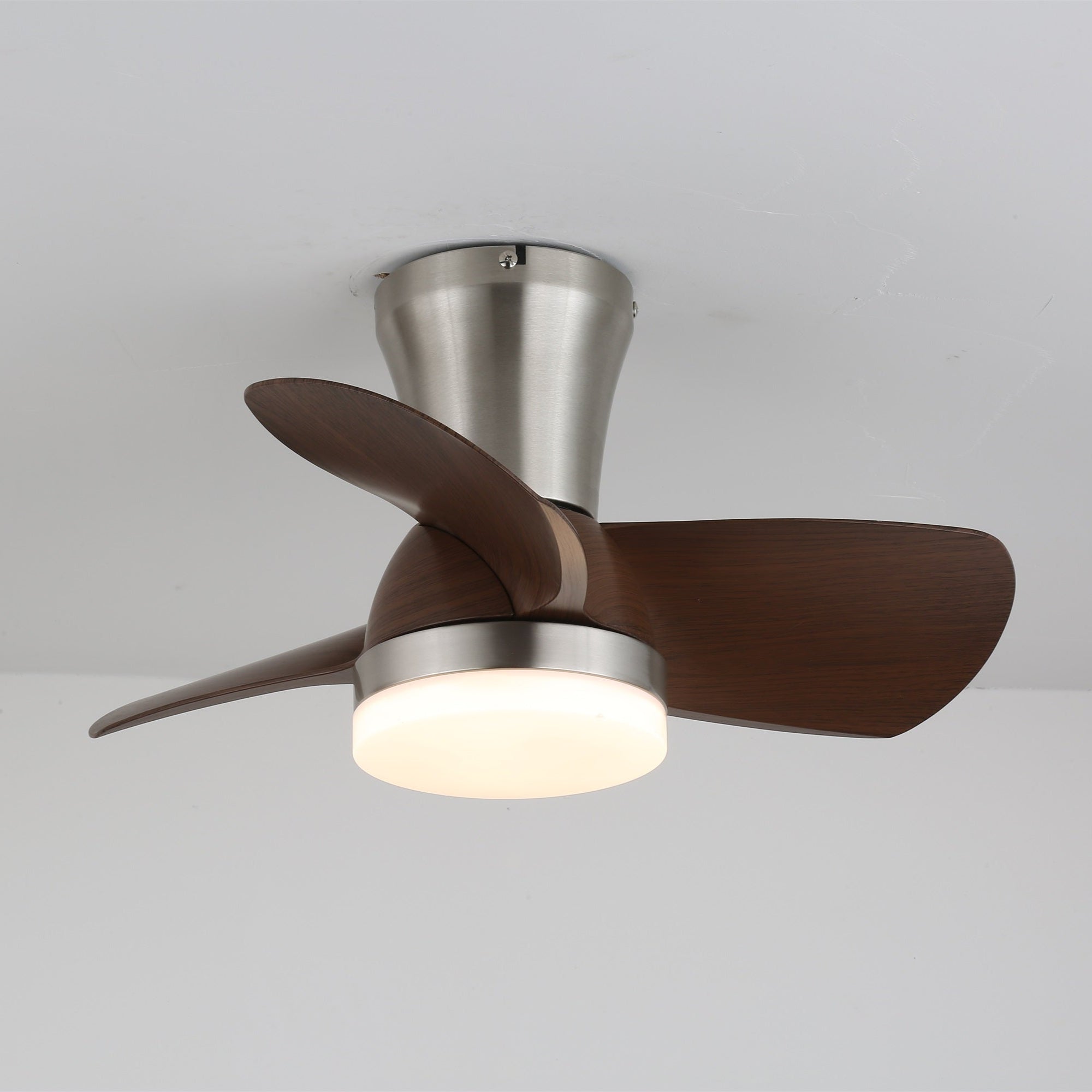 Deynor Modern Wood Ceiling Fan Light-Neutral Decor