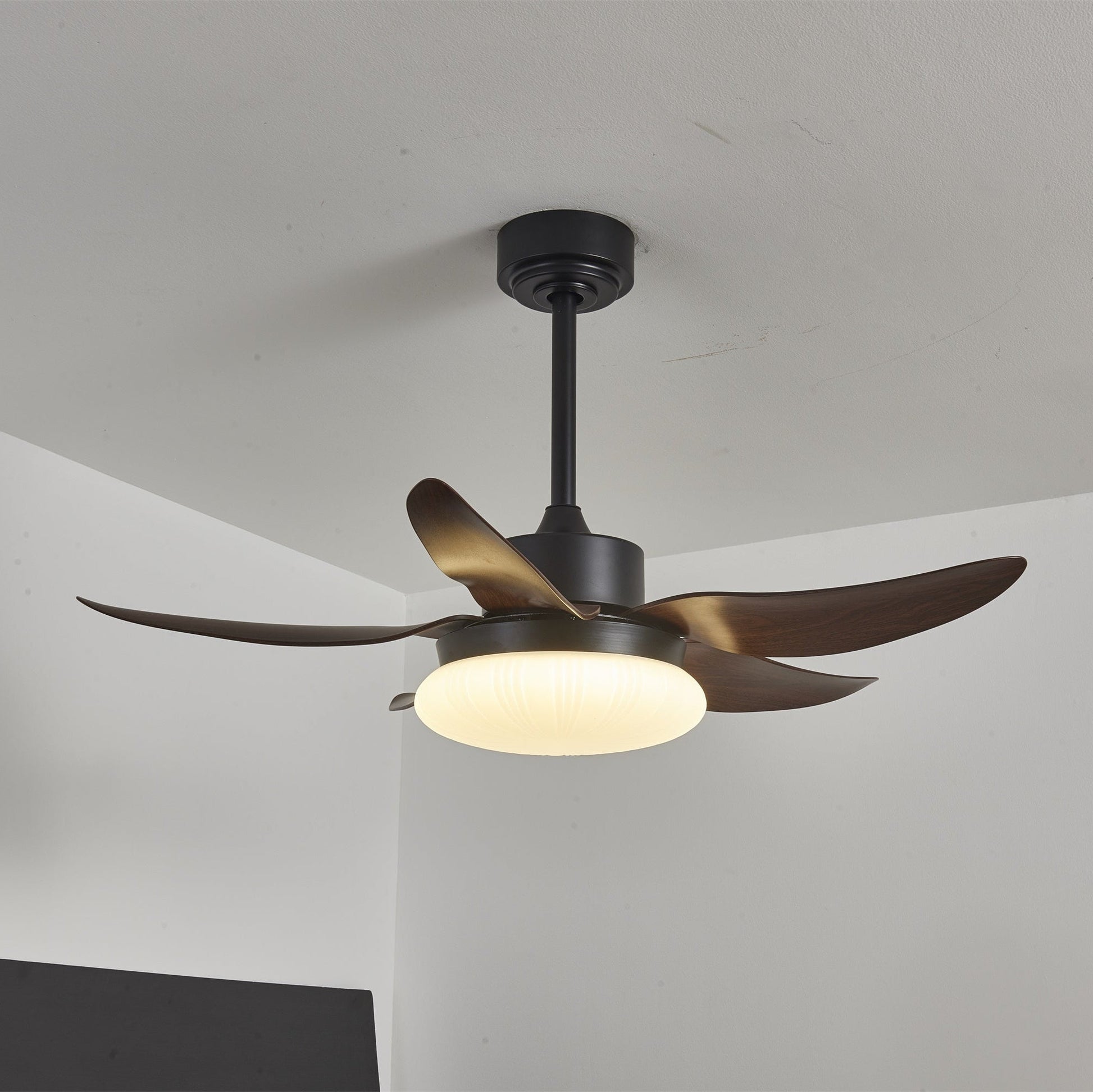Zerith Modern Wood Ceiling Fan Light-Neutral Decor