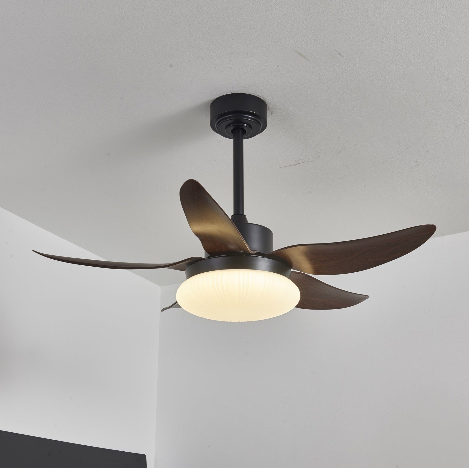 Zerith Modern Wood Ceiling Fan Light-Neutral Decor