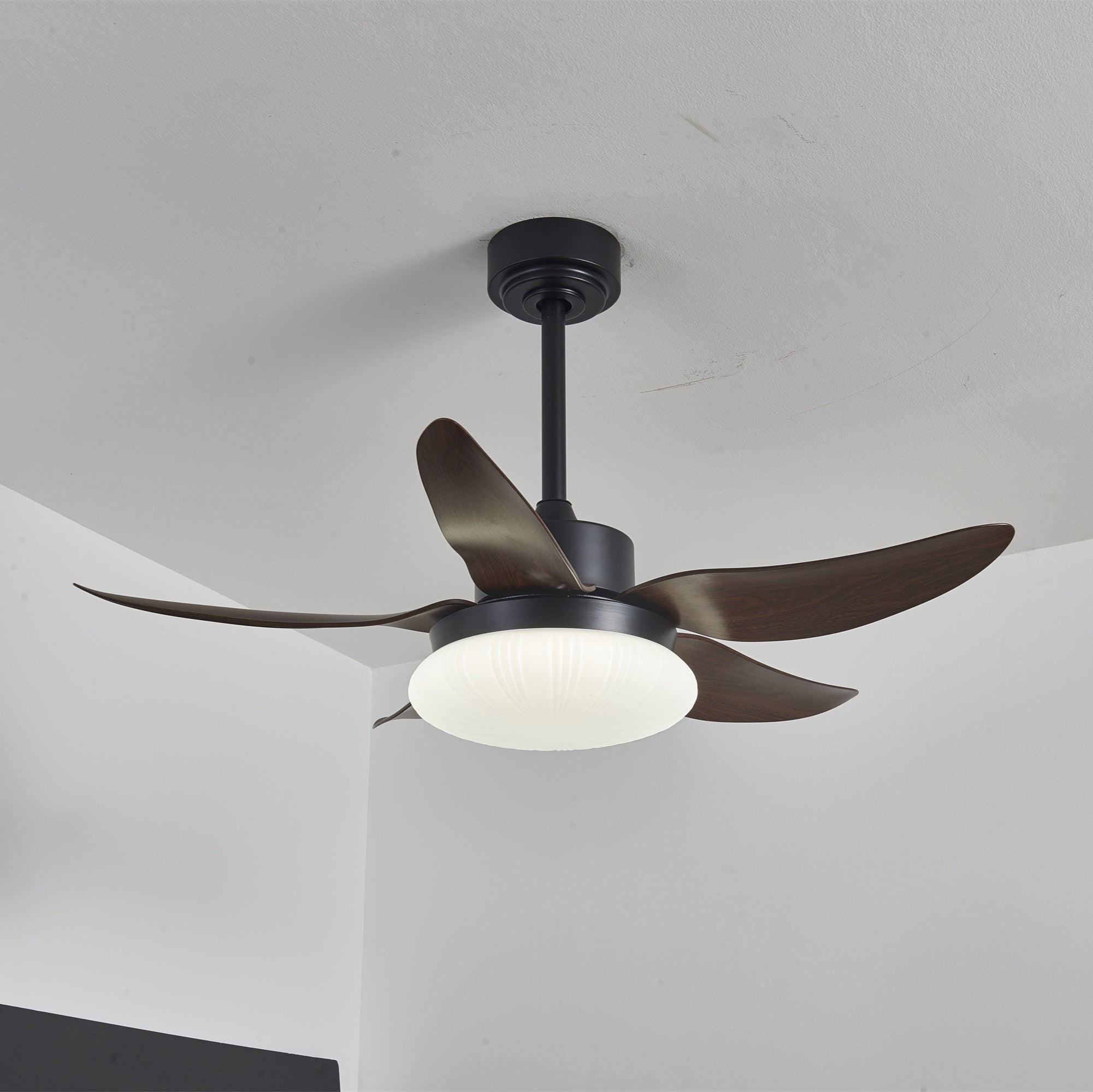 Zerith Modern Wood Ceiling Fan Light-Neutral Decor