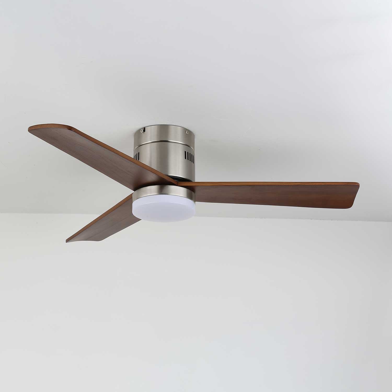 Eris Minimalist Wood Ceiling Fan Light-Neutral Decor
