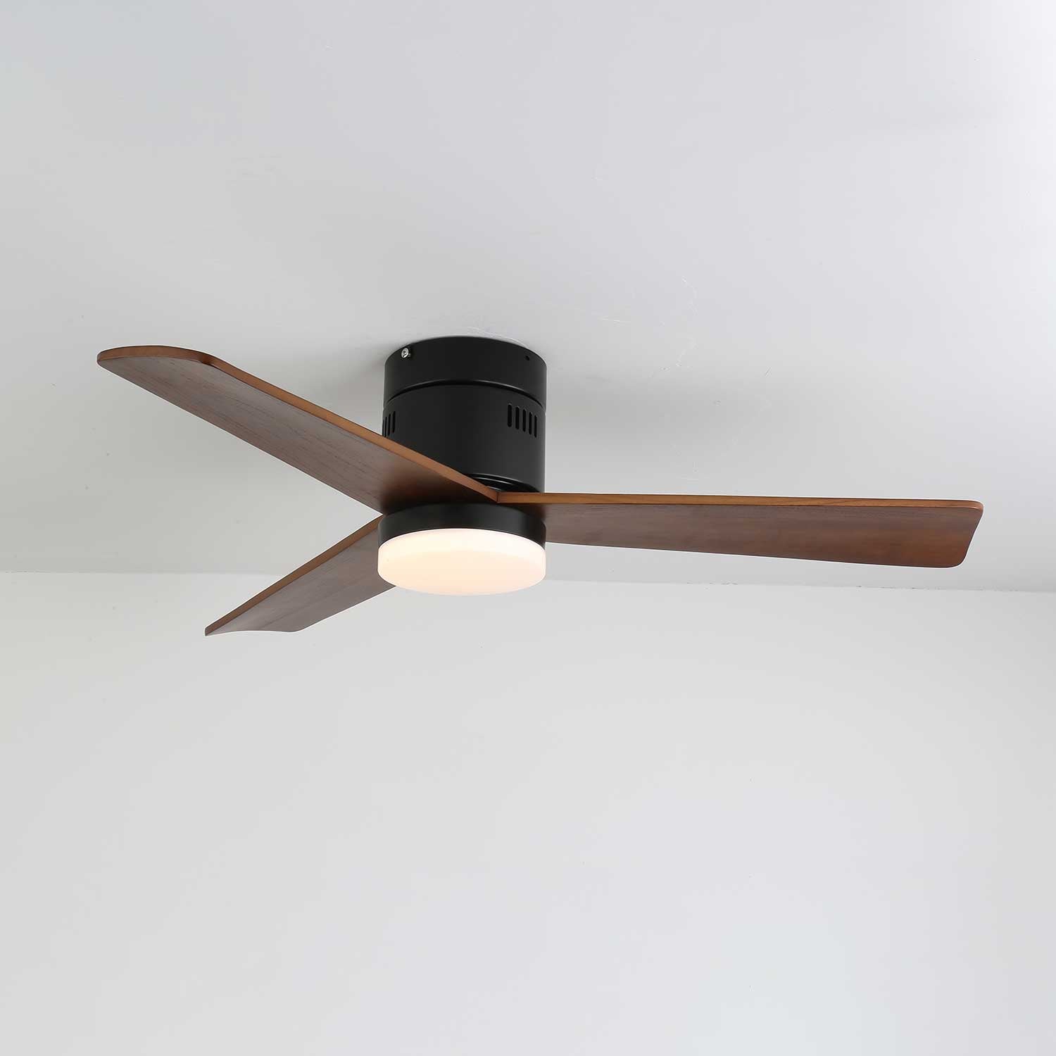 Eris Minimalist Wood Ceiling Fan Light-Neutral Decor