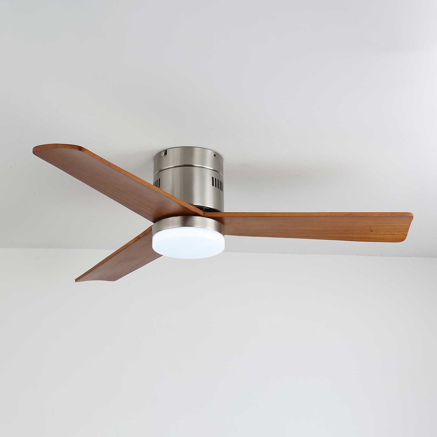 Eris Minimalist Wood Ceiling Fan Light-Neutral Decor