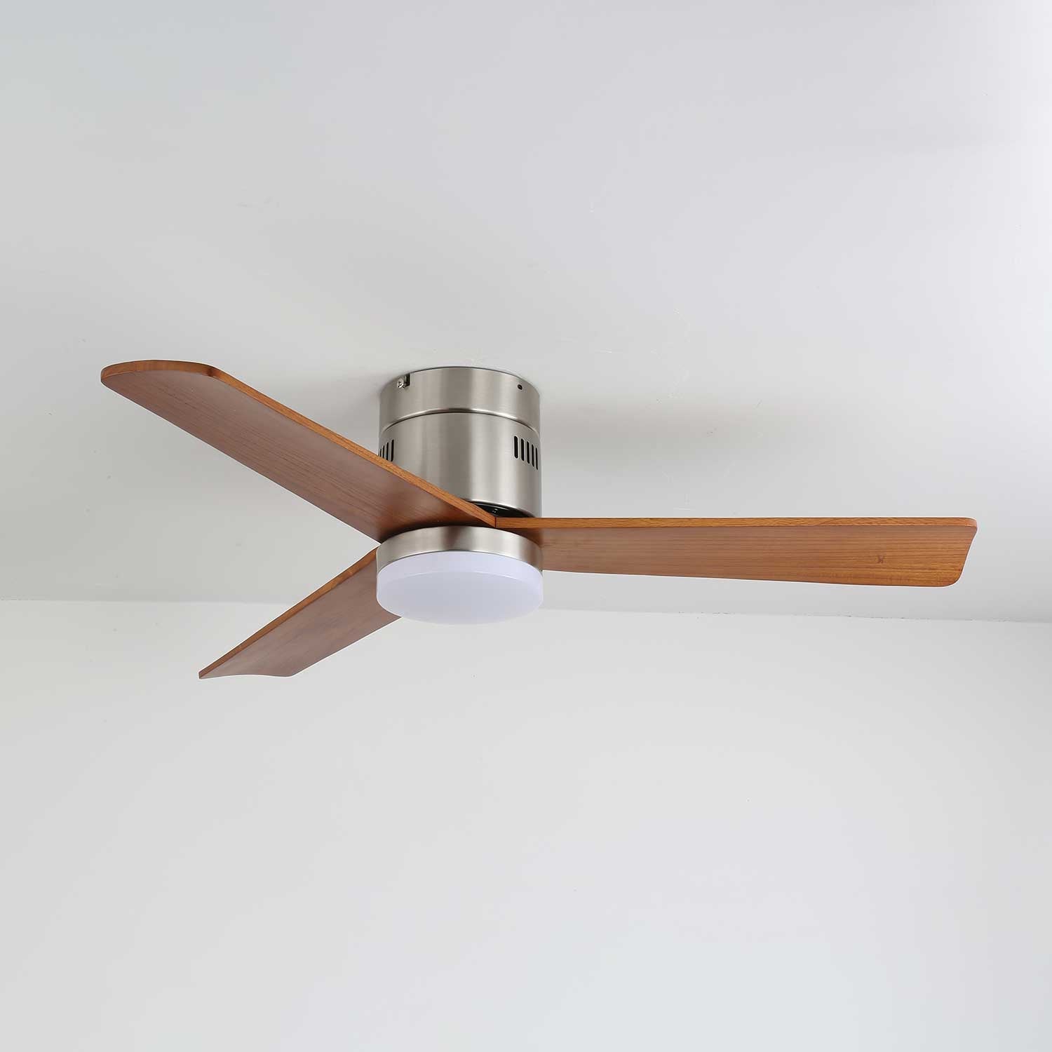 Eris Minimalist Wood Ceiling Fan Light-Neutral Decor