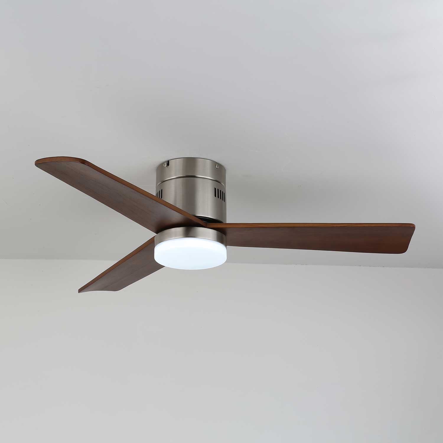 Eris Minimalist Wood Ceiling Fan Light-Neutral Decor