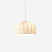 Nova White Fabric Dome  Pendant Light